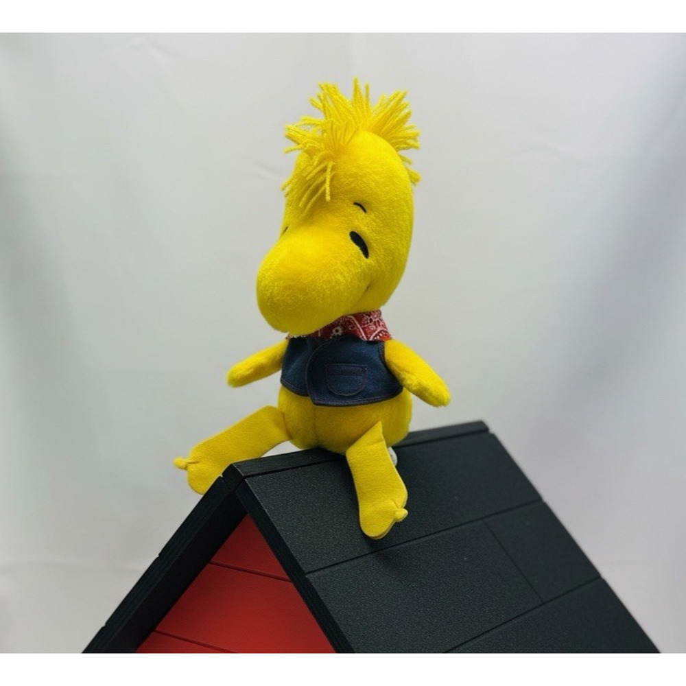 Vintage Woodstock Plush 15” Knickerbocker Peanuts Snoopy Yellow Stuffed Toy